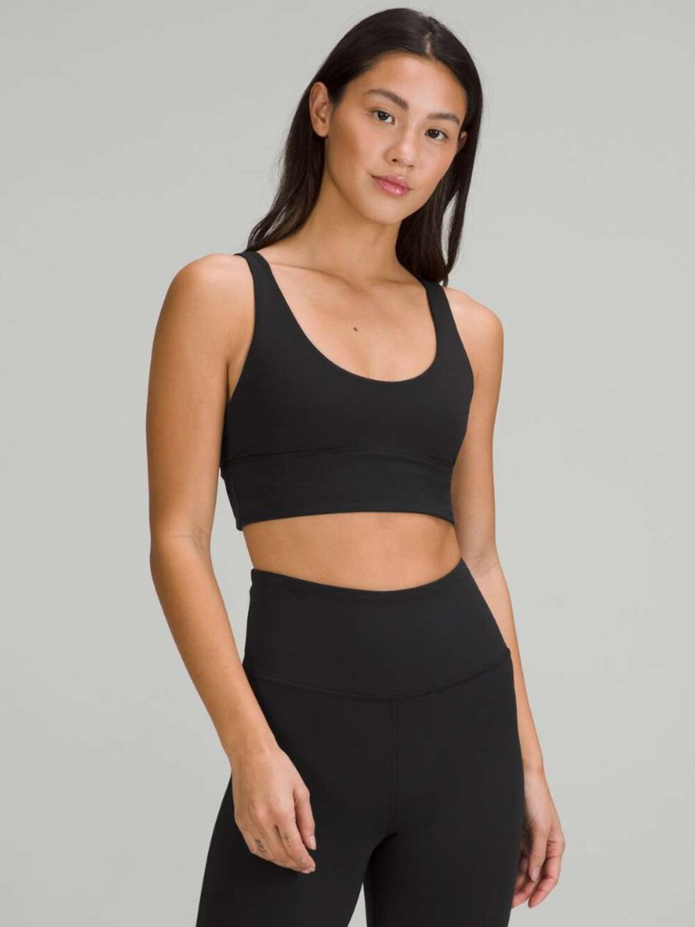 Lululemon Align Bra *Light Support, A/B Cup - Black / Black